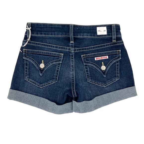 Hudson Ruby Mid Thigh Shorts Blue Size 25 NWT $148 MSRP - Picture 5 of 5